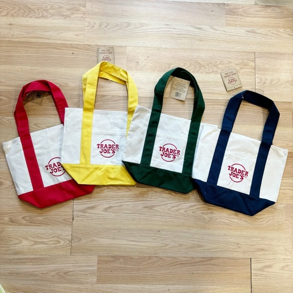 Trader Joe’s Four Mini‎ Canvas Totes